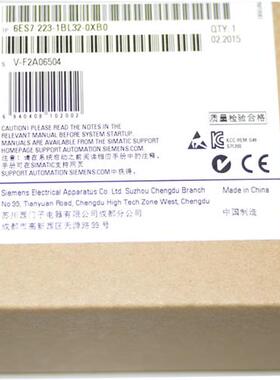 6ES7223-1BL32-0XB0S7-1200数字量 I/O SM 1223 16DI 24VDC
