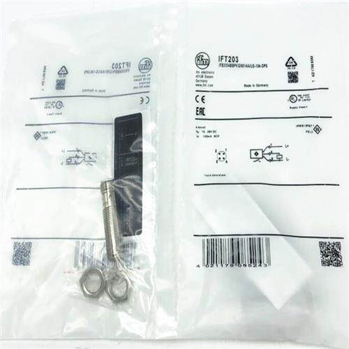IFM易福门电感式接近开关IFT203 /IFT204直流三线PNP插件式传感器