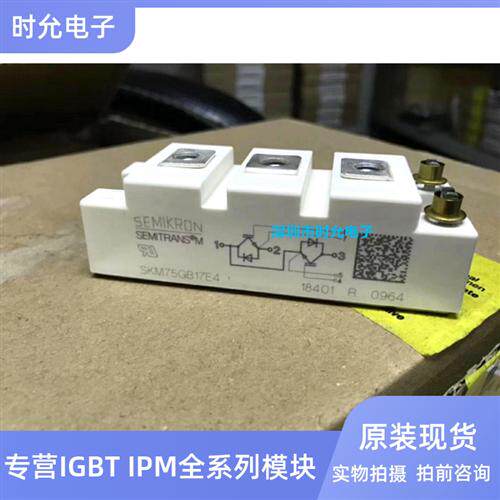 SKM75GB17E4 SKM100GB17E4 176D 1700V小高压模块 IGBT4 Modules