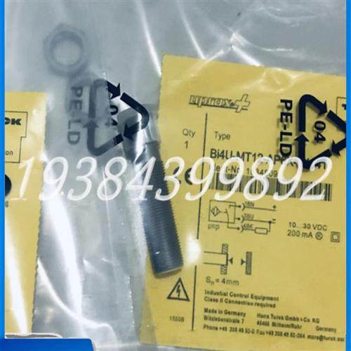 全新接近开关BI4U-MT12-AP6X-H1141插头 式涂层 传感器质保