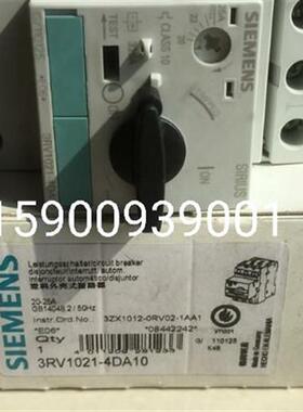 马达保护开关 电动机断路器 3RV1021-4DA10 20-25A原装现货