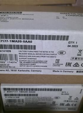 6GK7177-1MA20-0AA0 LOGO!通信模块 CSM12/24交换机4xRJ45