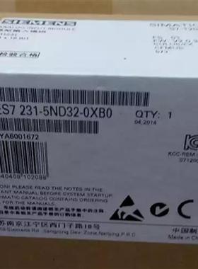 6ES72315ND320XB0S71200模拟量输入6ES7231-5ND32-0XB0原装