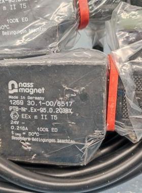 德国NASS magnet防爆电磁线圈 1269 30.1-00/6517  24V 0.216A