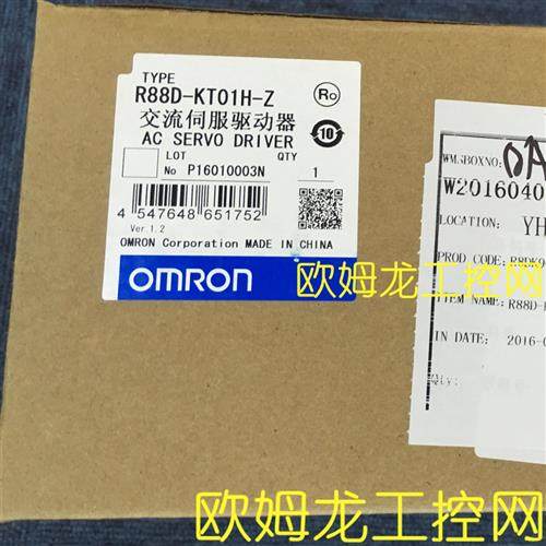 OMRON 交流伺服驱动R88D-KT01H-Z全新原装未拆封现货