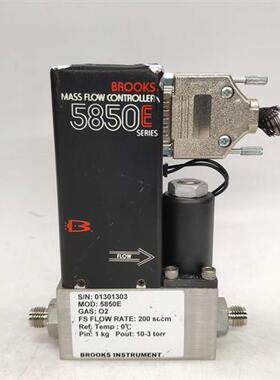 BROOKS布鲁克斯 质量流量计5850E O2 200sccm 正品原装 二手拆机