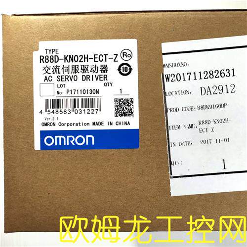 R88D-KN02H-ECT-Z伺服电机驱动器 OMRON全新原装未拆封现货