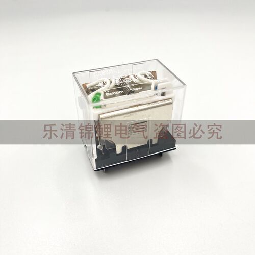 普正HH64P中间继电器DC12V 24V 交流小型继电器14祇脚四开四闭10A