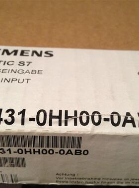 6ES7431-0HH00-0AB0 S7-400PLC模块 6ES7 431-0HH00-0AB0
