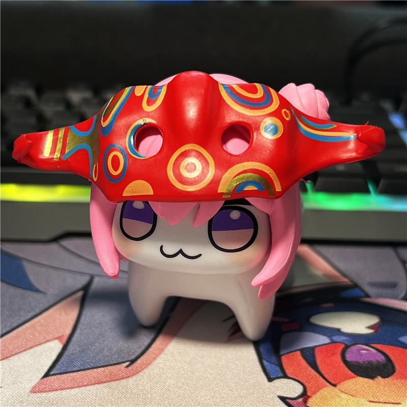 阿祖啊doro桃乐丝Q版手办粉狗摆件公仔潮玩模型桌面摆件