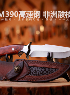 G&B 暴躁熊 M390刀防身荒野求生厨房锋利户外高硬度小刀收藏