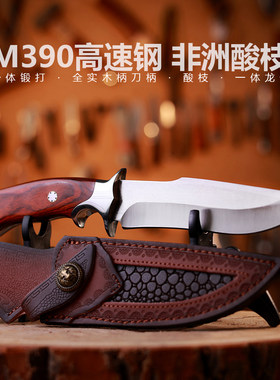 G&B 暴躁熊 M390刀防身荒野求生厨房锋利户外高硬度小刀收藏