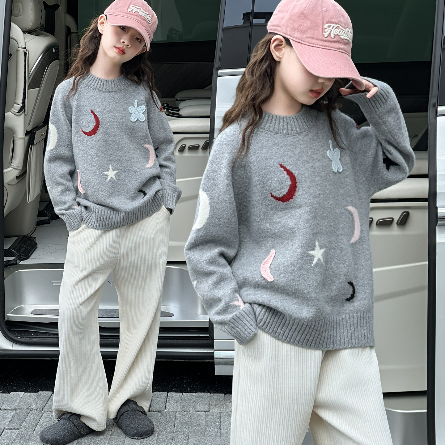 女童毛衣冬装新款洋气女大童