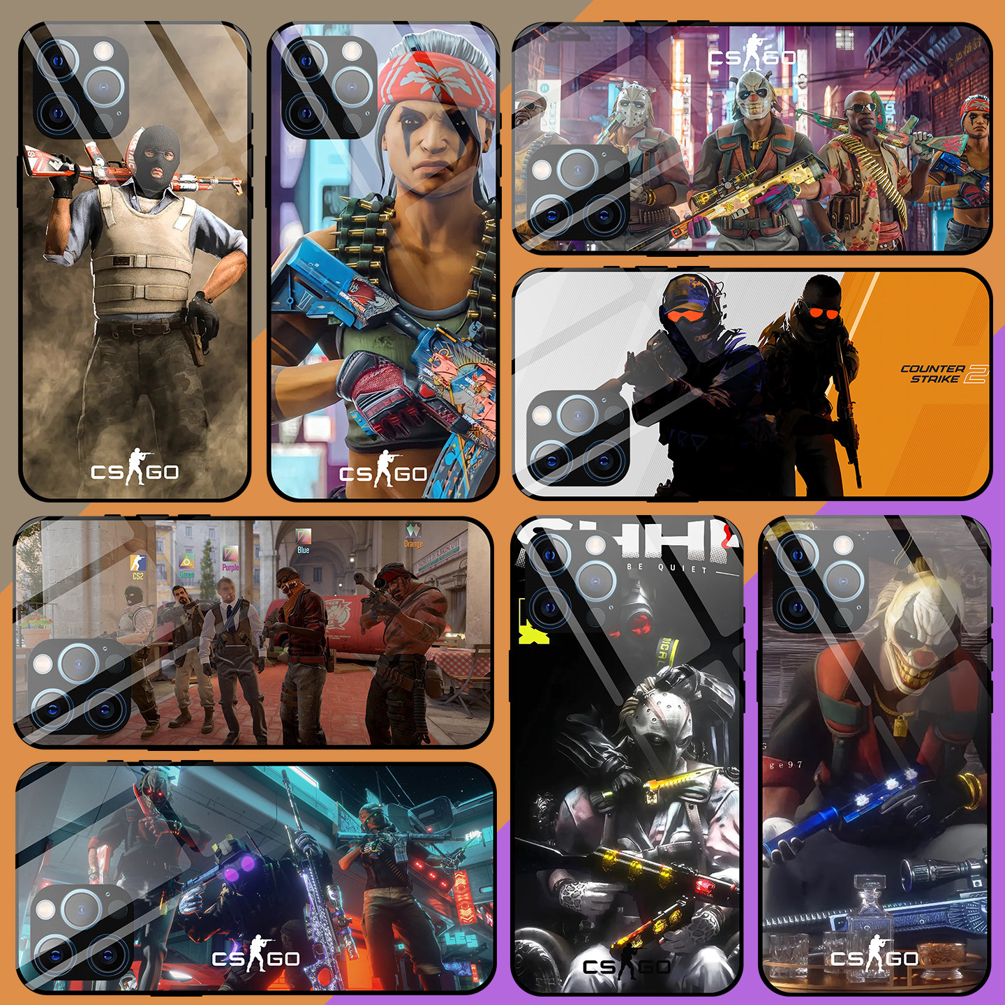 反恐精英CSGO2全球攻势游戏周边手机壳苹果小米OPPOVIVO型号现货