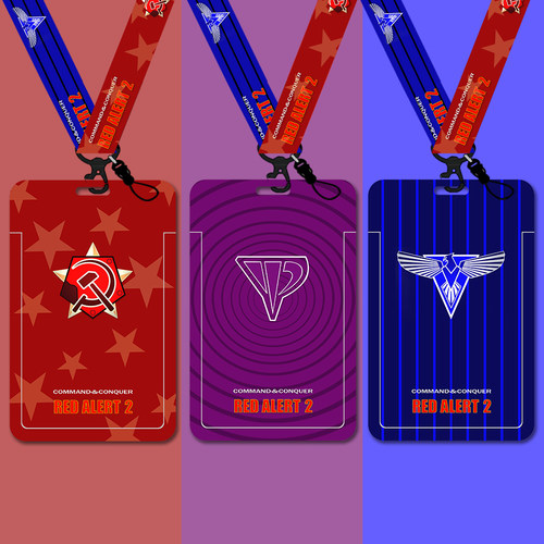 红警2名片卡套定做红警爱好者