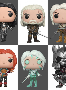巫师3三游戏周边FunkoPOP杰洛特希里手办模型人偶公仔摆件现货
