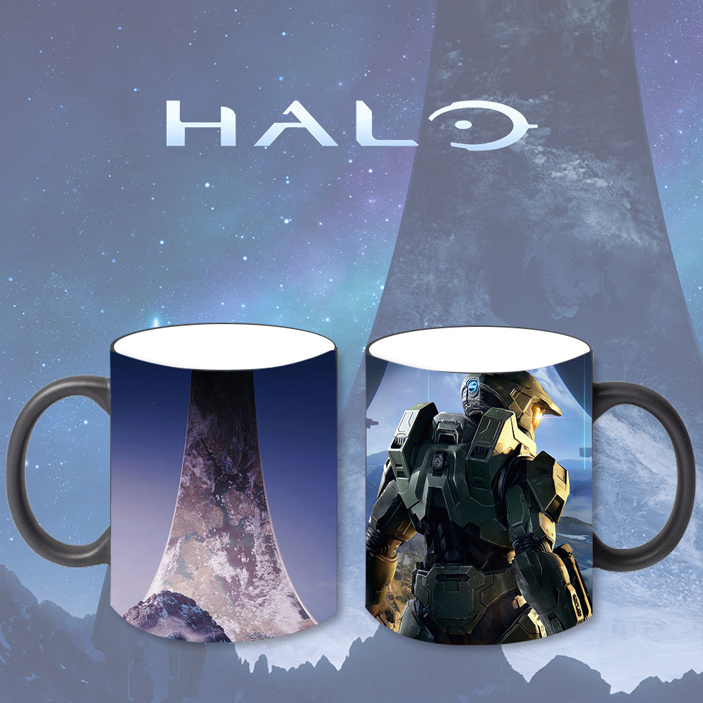 光环无限致远星士官长游戏周边加热变色陶瓷马克杯咖啡杯现货,模玩/动漫/周边/娃圈三坑/桌游,游戏/电竞实物周边,淘宝优惠券,粉丝福利购,淘宝优惠卷