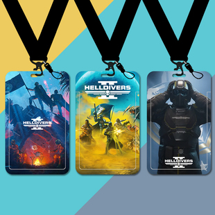 地狱潜者2Helldivers游戏定制周边卡套学生卡工作证校园饭卡现货