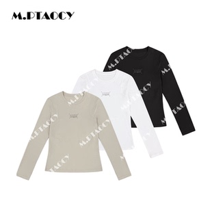 收腰显瘦 立体剪裁 解构分割线马拉拉圆领t恤1165 M66 桃桃家