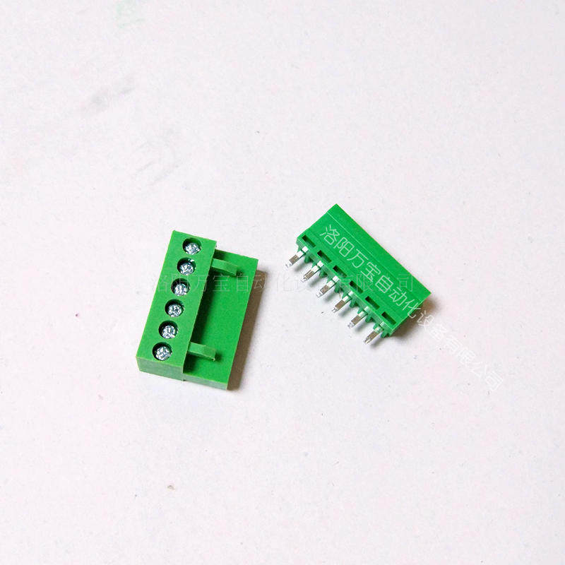 插拔式接线端子排ht3.96直针2/3/4/5/6/7/8/9/10/12p间距3.96mm