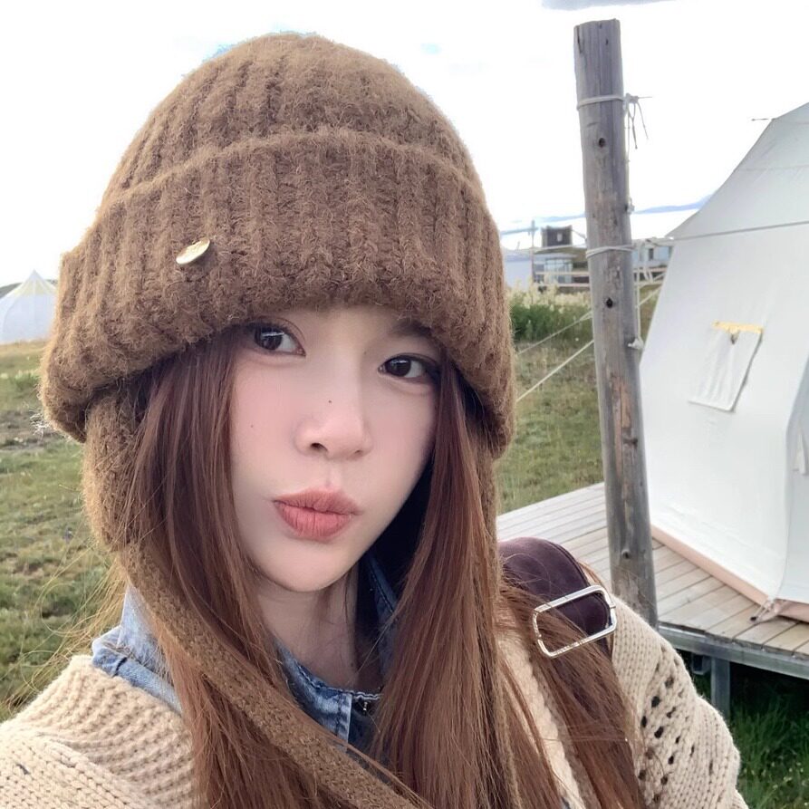 韩系可爱针织雷锋帽33