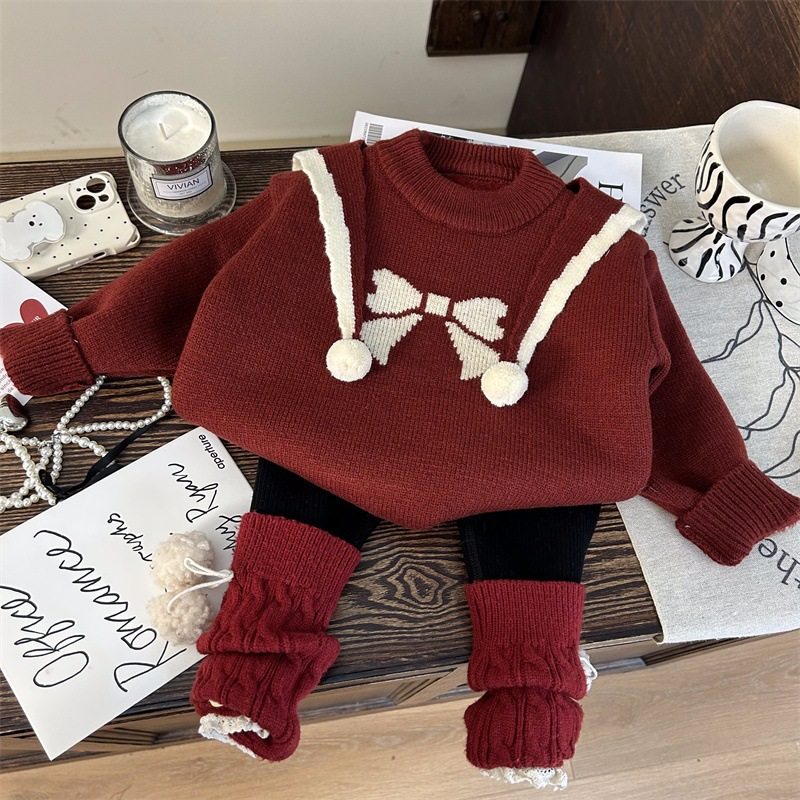 韩版女童冬装两件套22