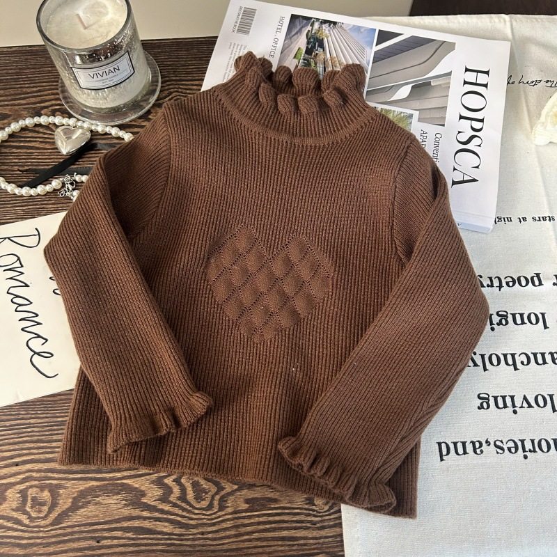 韩版童装2025秋冬女童毛衣