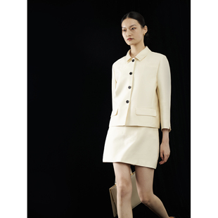 安上THE AES书写优雅细腻 奢贵国丝轻若羽翼的东方巴黎感法式套装