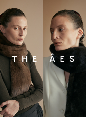 安上THE AES｜慵懒温暖限定VTG丹麦紫金级天鹅绒稀有宝嘉美貂围巾