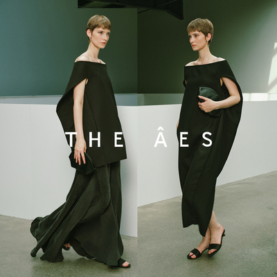 安上THE AES｜特别臻献 月影倾泻静谧極简ROW环形月光上衣连衣裙