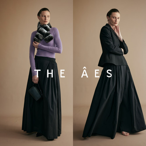 安上THE AES｜究极鼎奢手工挚献经典 重磅华夏真丝横罗半身裙伞裙