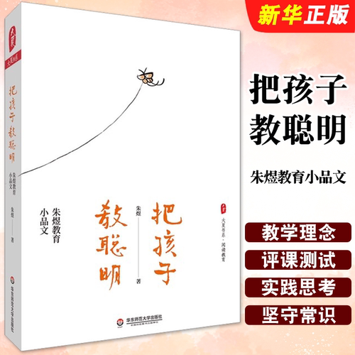 正版把孩子教聪明 朱煜教育小品文 大夏书系 华东师范大学出版社 小学教师教学实践 小学教育 教师阅读参考阅读教材教程书