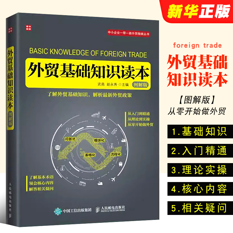 正版外贸基础知识读本图解版巴西全球日本经济外贸一带一路丝绸之路人民邮电出版社国际贸易进出口跨境指南教材教程书籍