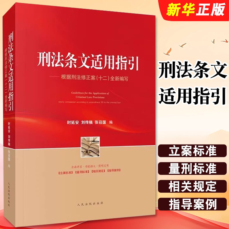 正版刑法条文适用指引 根据刑法修正案十一全新编写 人民法院出版社 时延安 刑法规范汇编 立案量刑标准指导案例法律实务教程书籍