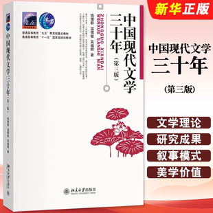 正版中国现代文学三十年 第三版 文学思潮与运动 市民通俗小说 北京大学出版社 钱理群 现当代文学及中文系考研重要参考书籍