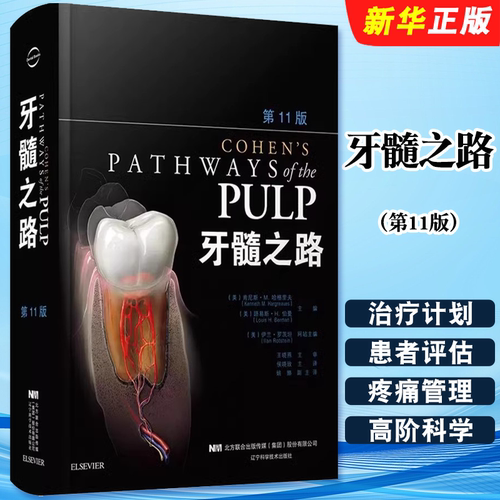 正版牙髓之路第11版  辽宁科学技术出版社 侯晓玫 根管治疗图谱正畸书籍拔牙技巧 根管治疗书籍口腔种植书籍 口腔医学教材教程书