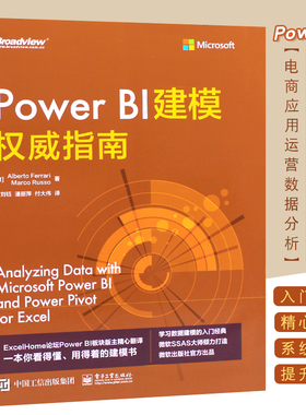 正版Power BI建模权威指南 Excel PowerBI建模 BI系统框架搭建 BI应用电商运营数据分析 电子工业 Power BI操作基础入门教材教程书