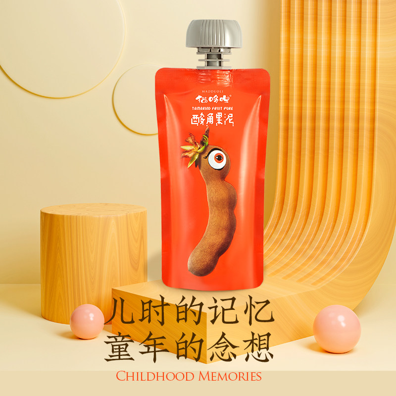 猫哆哩酸角果泥1.2kg孕妇小孩酸甜可口绿色健康休闲解馋小零食