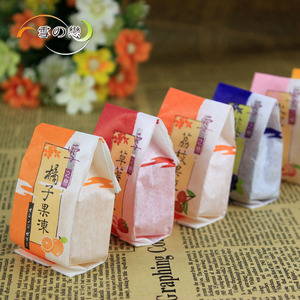 台湾雪之恋果冻果汁蓝莓芒果纸袋500g共10只6种口味可选零食品