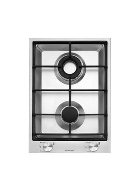 意大利barazza巴拉扎B_FREE系列多米诺双眼燃气灶1PBF2嵌入式厨电