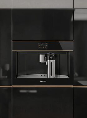 意大利Smeg斯麦格CMS4604NR/8451P嵌入式咖啡机Dolce Stil Novo