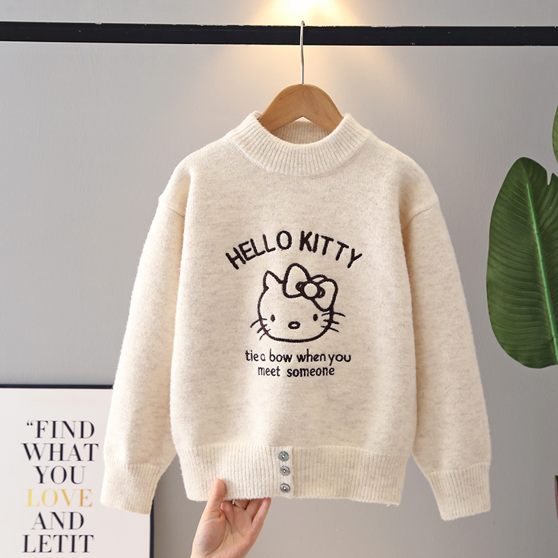 女童秋冬毛衣针织衫时髦洋气冬装