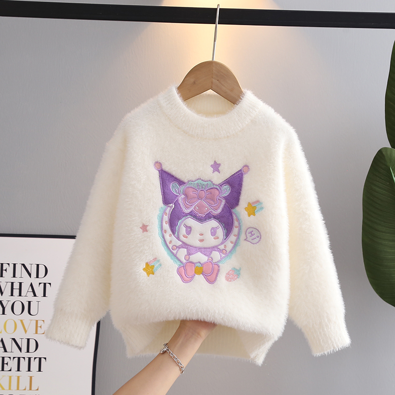 女童冬季毛衣新款儿童上衣打底衫