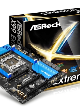 华擎X99 Extreme3极限玩家2011v3支持i75960xE5-2699v4cpu主板