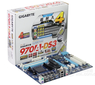 技嘉970A-DS3 AM3+台式机主板支持FX8370 6120 8350cpu处理器