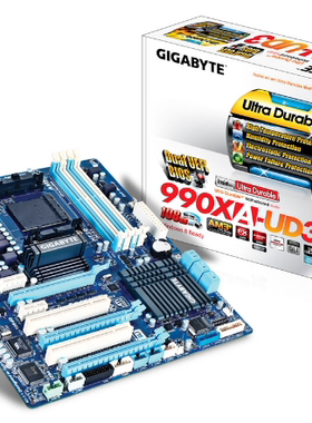 技嘉990XA-UD3主板AM3+支持支持FX4100 6120 8370 9590cpu处理器