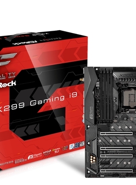 华擎X299 Gaming i9专业版主板2066支持i77800xi9 9900x10980xcpu