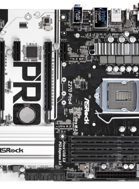 华擎Z270 Pro4主板1151支持6400t 6500 6600 6700 7700kcpu处理器