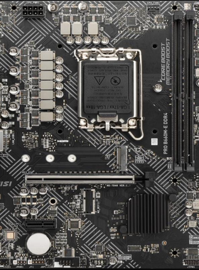微星PRO B660M-E DDR4内存1700台式机主板i712700i912900KFCPU