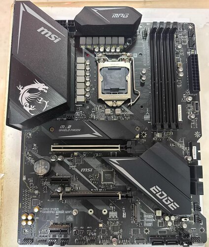 微星z490 gaming edge wifi刀锋主板1200支持10700 11900kfcpu